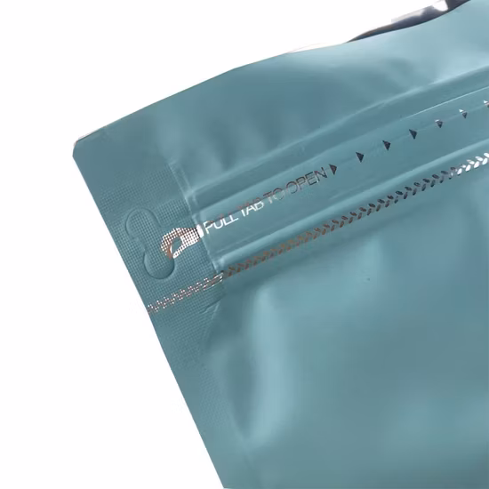 Stampa digitale Busta da imballaggio con chiusura a zip per alimenti per caffè, tè, noci da 500 g