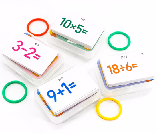 OEM personalizzato per bambini che giocano a carte che stampano giochi da tavolo in carta per bambini carte di apprendimento educativo che imballano poker carte da gioco Flash Card