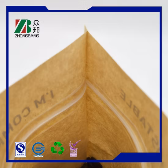 Borsa da caffè compostabile in carta kraft verde bianco opaco da 12 once Borsa da imballaggio biodegradabile ecologica con cerniera Stand up Borsa da imballaggio per foglie di tè con cerniera