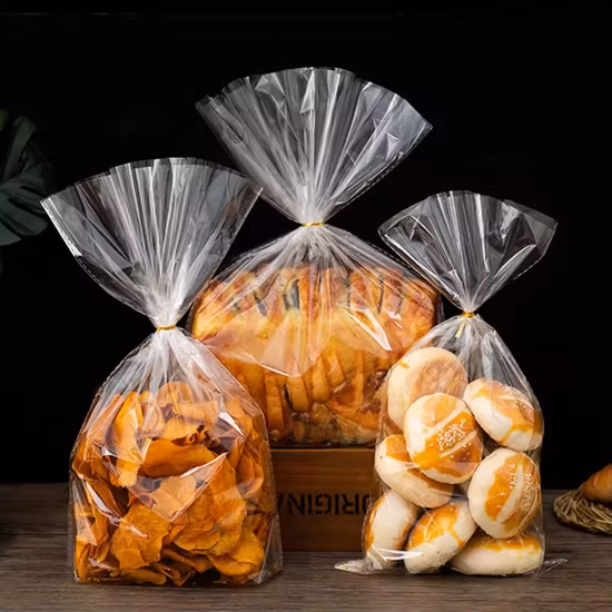 Borsa piatta personalizzata per imballaggio alimentare in plastica di alta qualità
