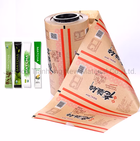 Pellicola per imballaggio flessibile in PET metallizzato BOPP per laminazione di barrette di cereali, biscotti, patatine, rotolo di pellicola per imballaggio alimentare